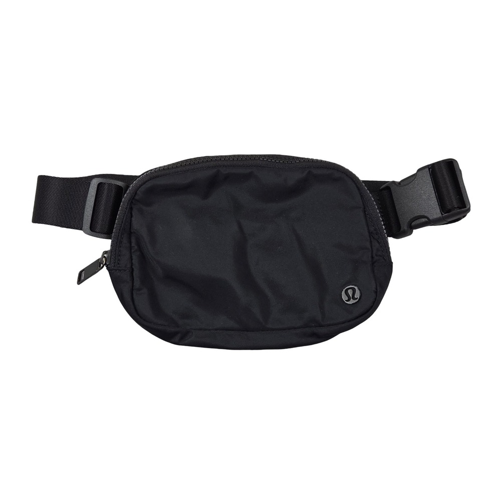 Original Lululemon Everywhere Belt Bag 1L Black Nylon Crossbody Fanny Pack